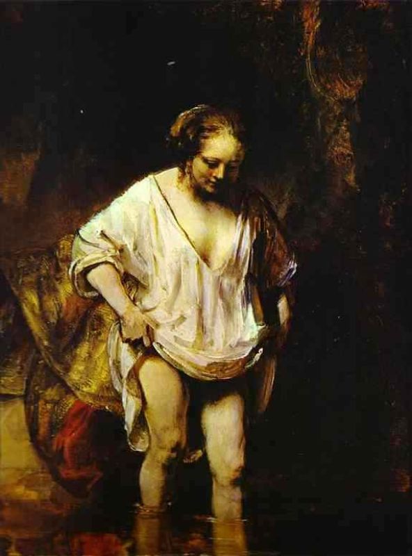 hendrickje bathing in a river.jpg